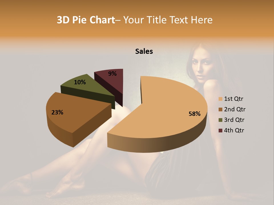 Beauty Legs Full Body Shot PowerPoint Template