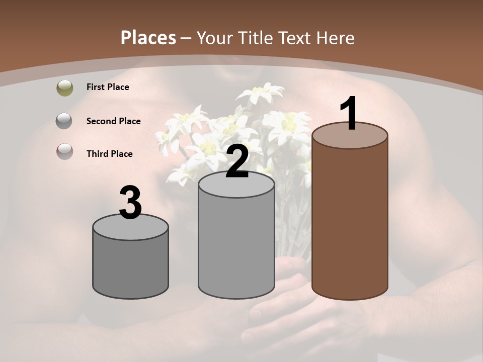 Valentines Bouquet Bare PowerPoint Template