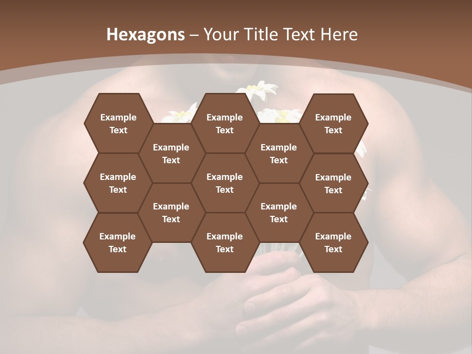 Valentines Bouquet Bare PowerPoint Template