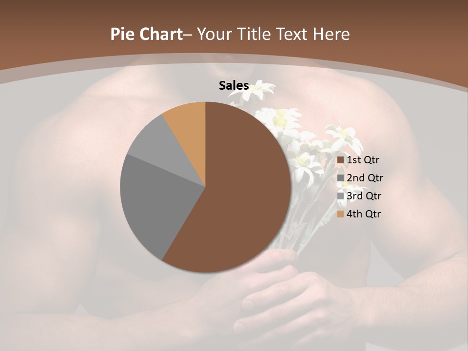 Valentines Bouquet Bare PowerPoint Template