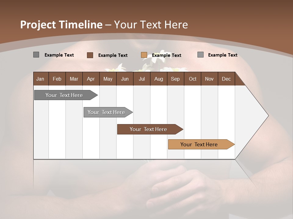 Valentines Bouquet Bare PowerPoint Template