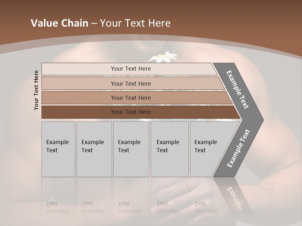 Valentines Bouquet Bare PowerPoint Template