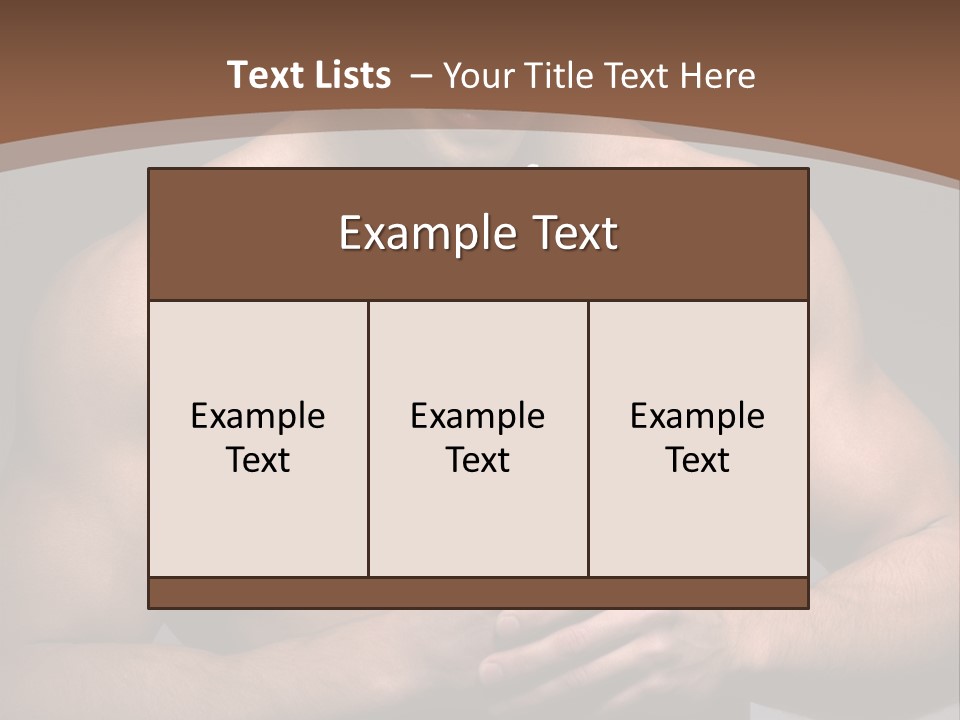Valentines Bouquet Bare PowerPoint Template