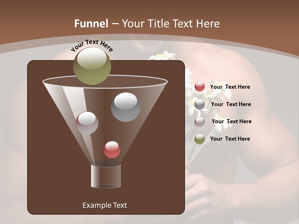 Valentines Bouquet Bare PowerPoint Template