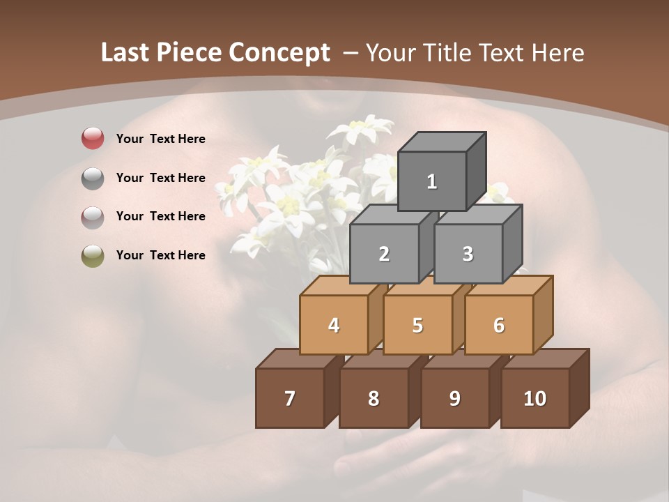 Valentines Bouquet Bare PowerPoint Template