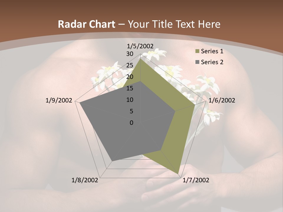 Valentines Bouquet Bare PowerPoint Template