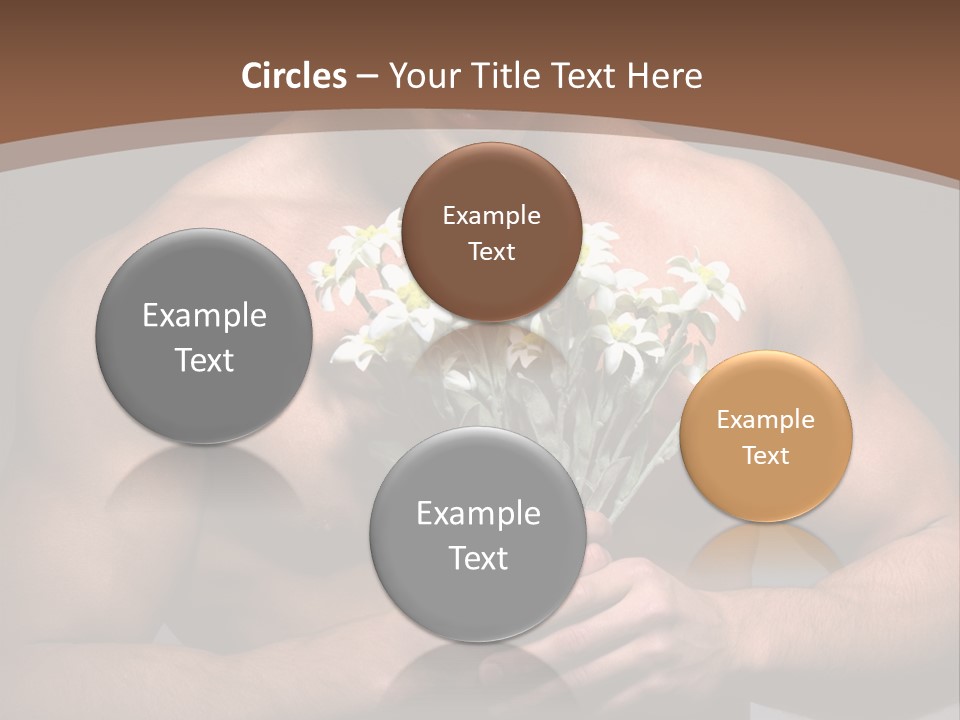 Valentines Bouquet Bare PowerPoint Template