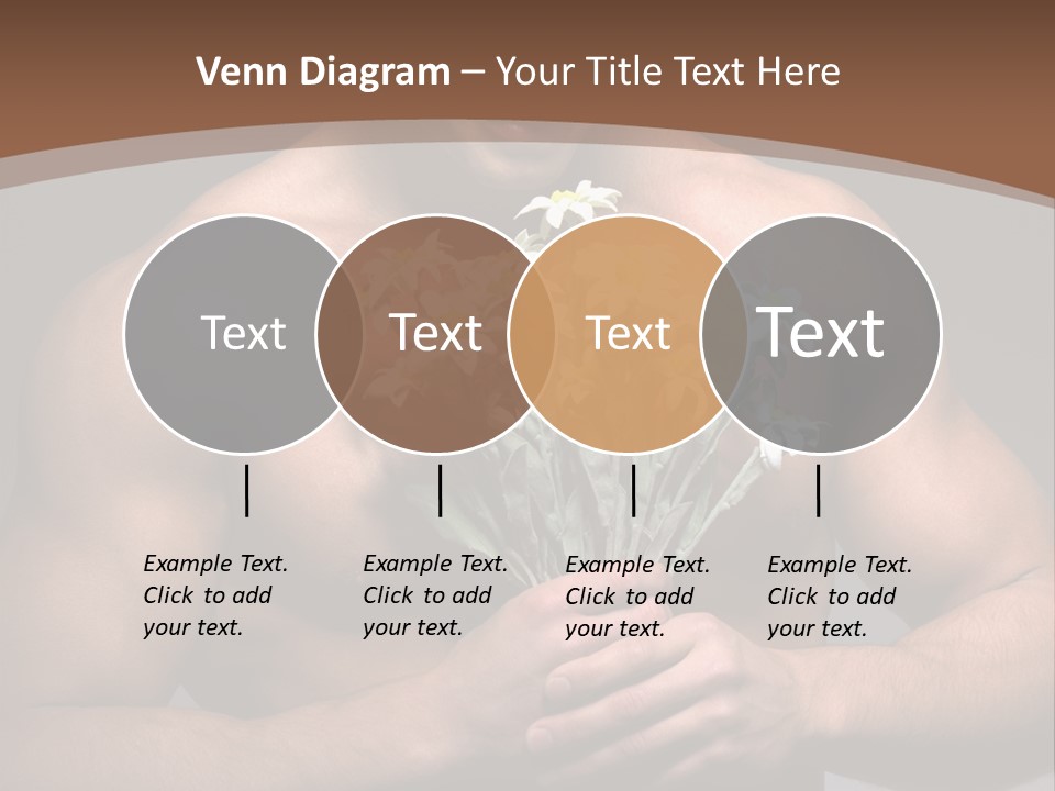 Valentines Bouquet Bare PowerPoint Template