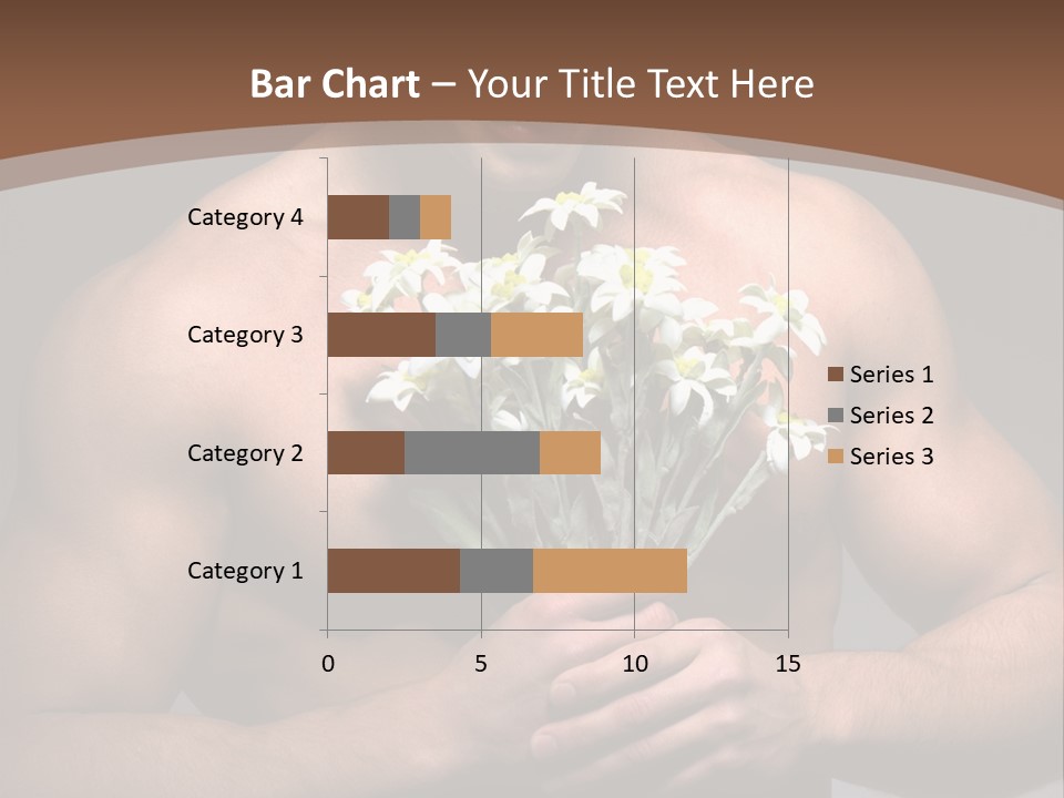 Valentines Bouquet Bare PowerPoint Template