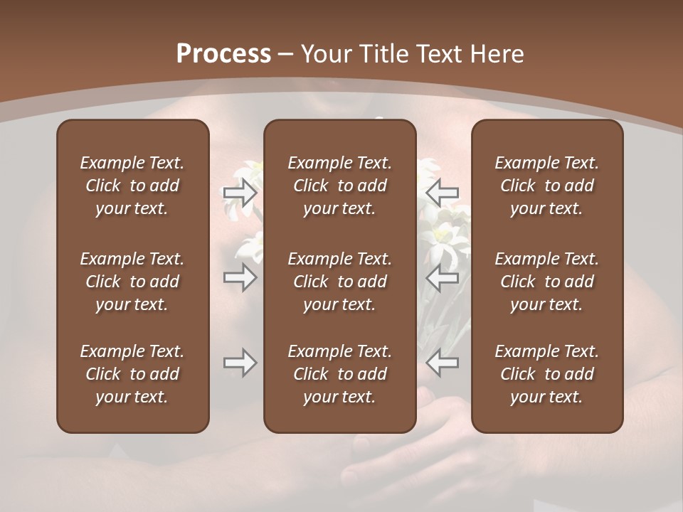 Valentines Bouquet Bare PowerPoint Template
