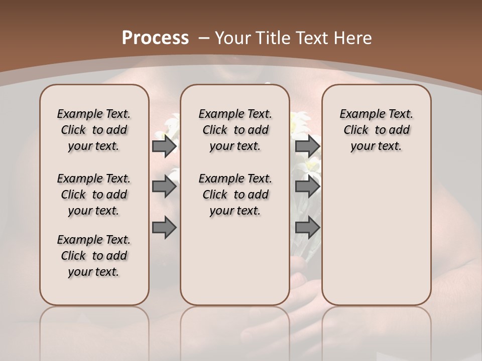 Valentines Bouquet Bare PowerPoint Template
