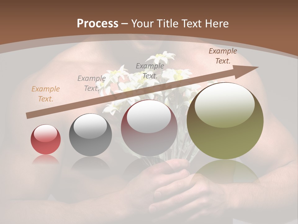 Valentines Bouquet Bare PowerPoint Template