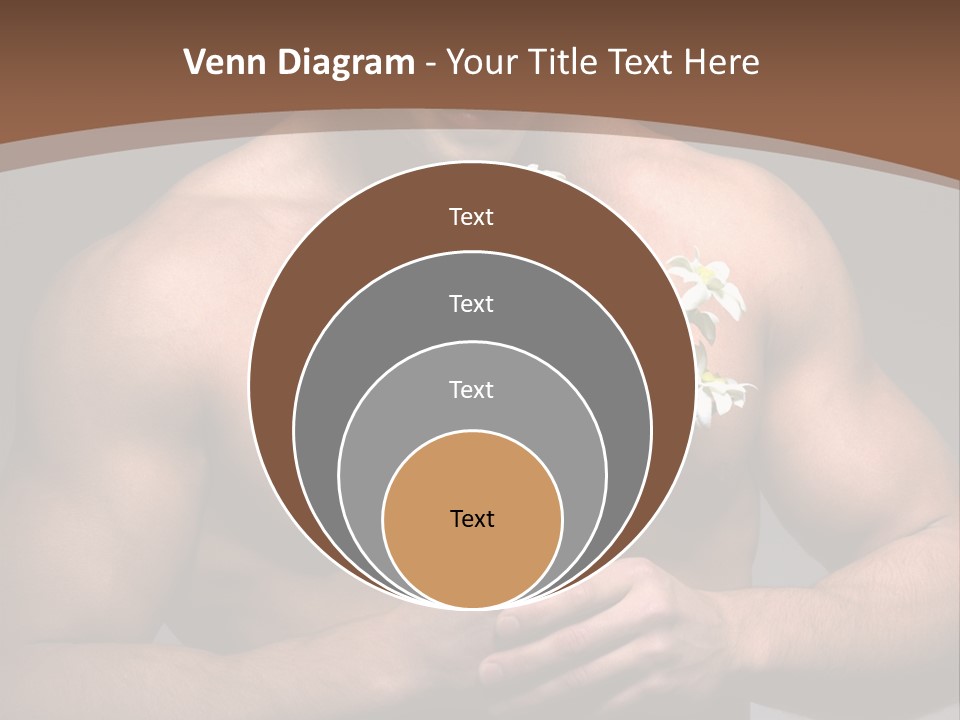Valentines Bouquet Bare PowerPoint Template