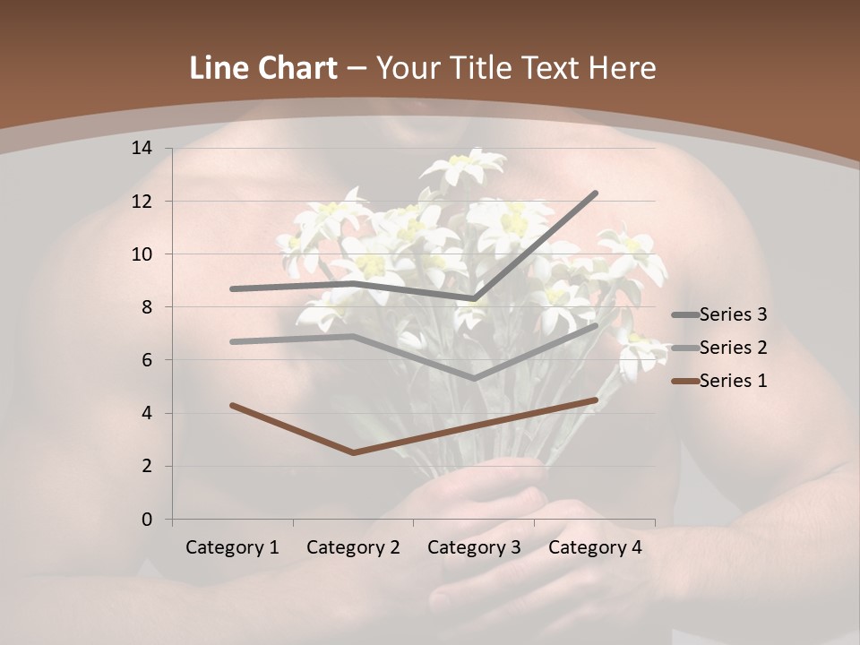 Valentines Bouquet Bare PowerPoint Template