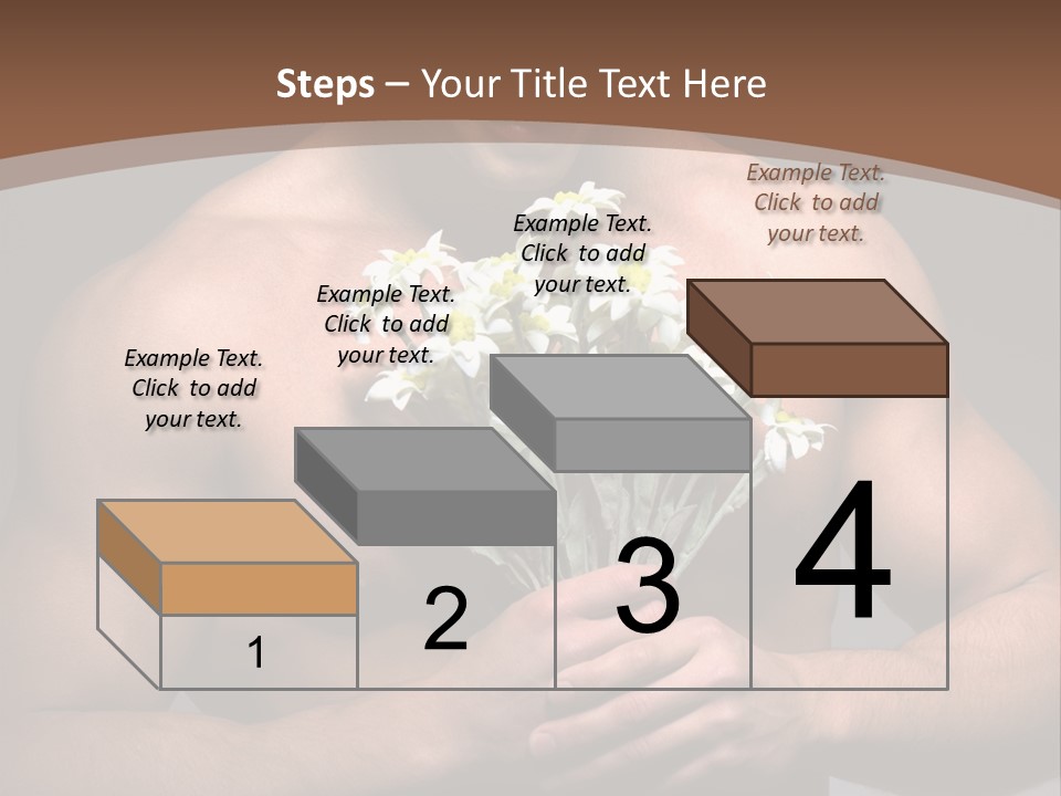 Valentines Bouquet Bare PowerPoint Template