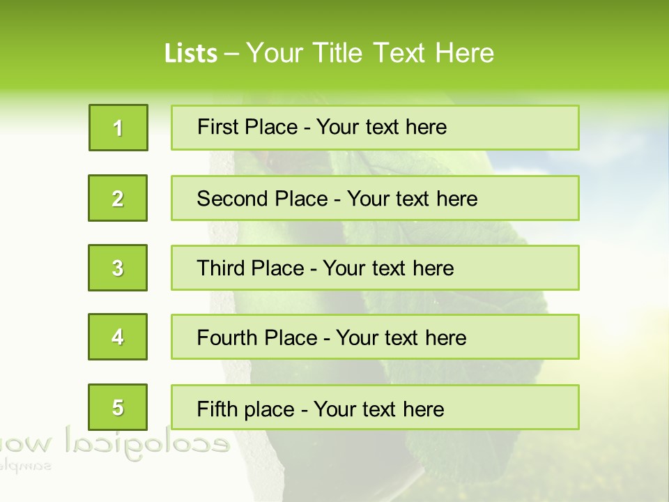 Li Ten Figure Corporation PowerPoint Template