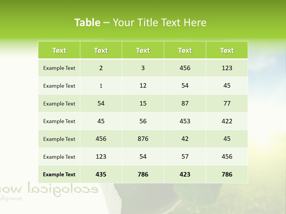 Li Ten Figure Corporation PowerPoint Template