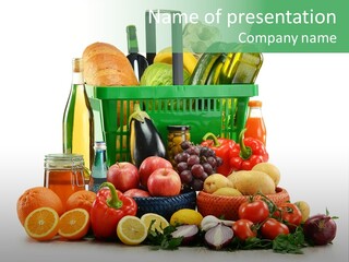 Raw Organic Potato PowerPoint Template