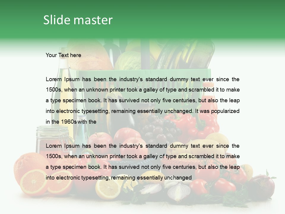 Raw Organic Potato PowerPoint Template