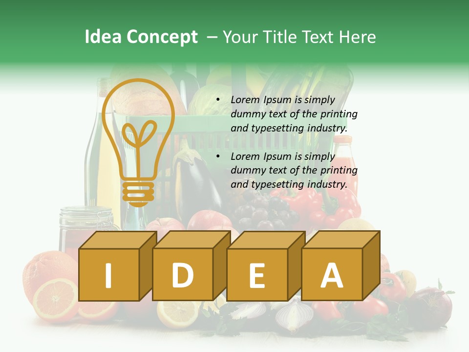 Raw Organic Potato PowerPoint Template