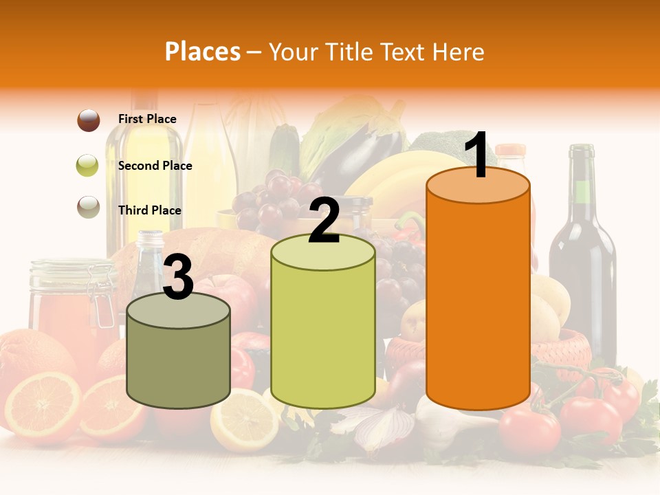 Fresh Variety Banana PowerPoint Template