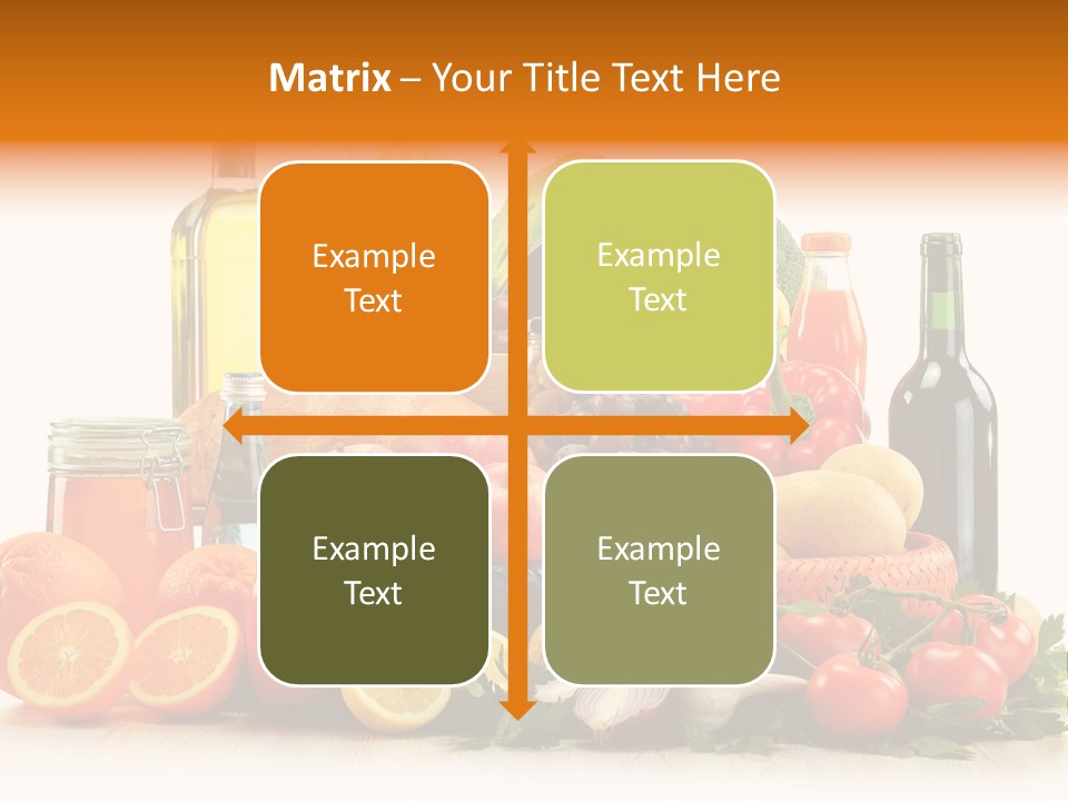 Fresh Variety Banana PowerPoint Template