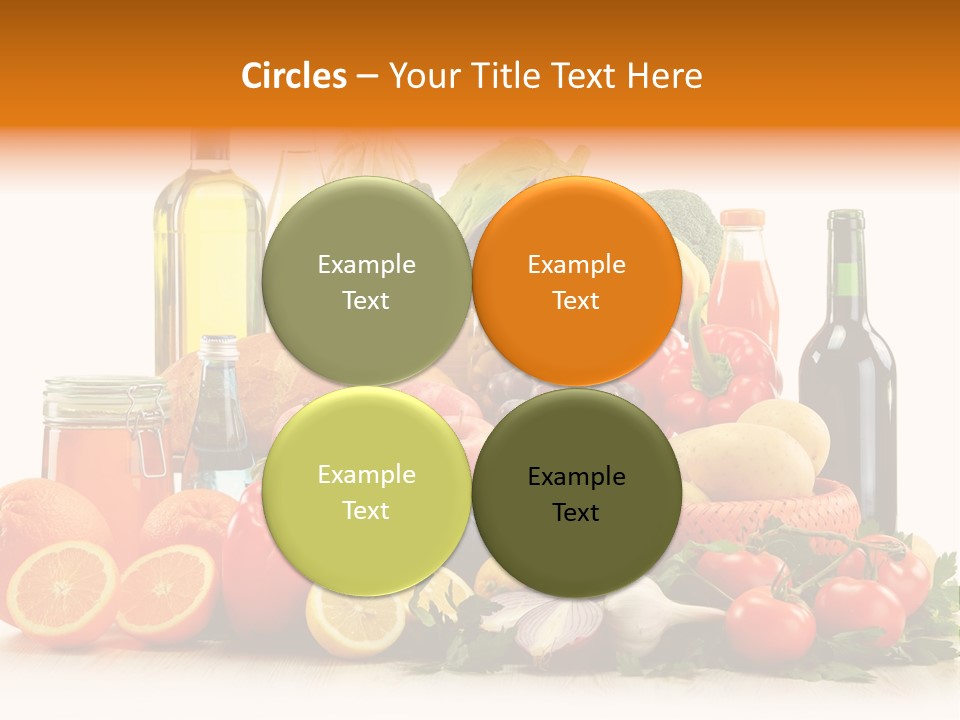 Fresh Variety Banana PowerPoint Template