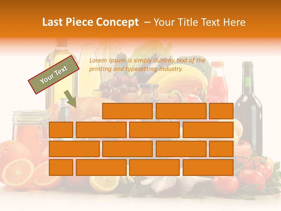 Fresh Variety Banana PowerPoint Template