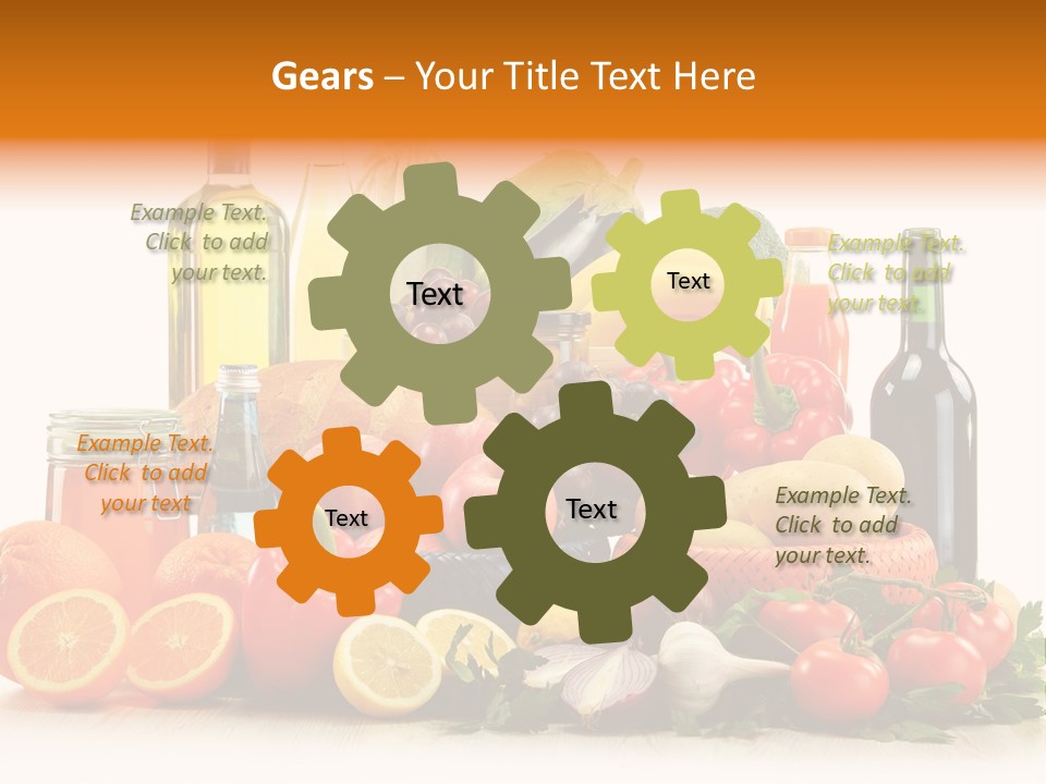 Fresh Variety Banana PowerPoint Template