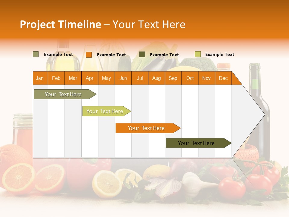 Fresh Variety Banana PowerPoint Template