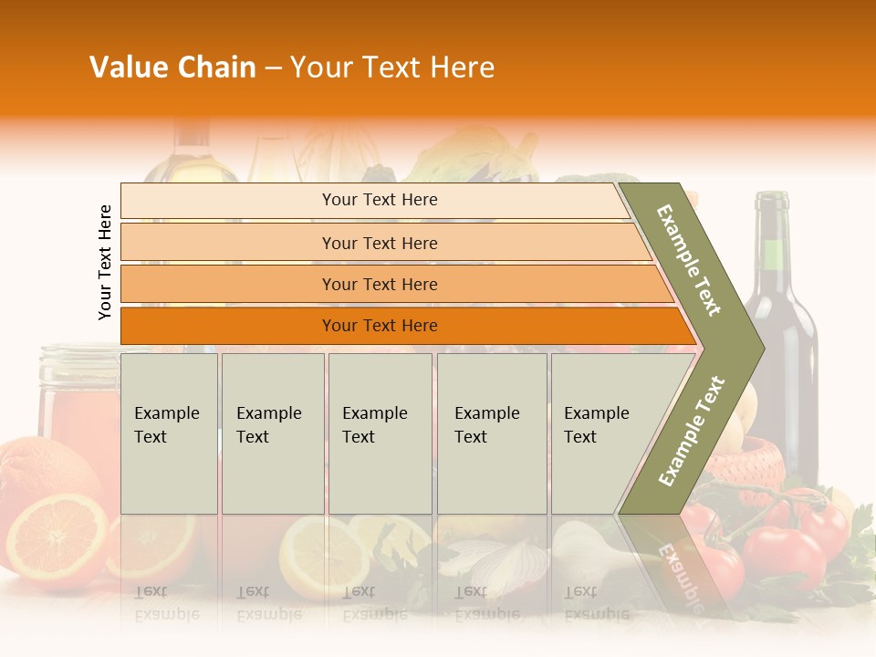 Fresh Variety Banana PowerPoint Template