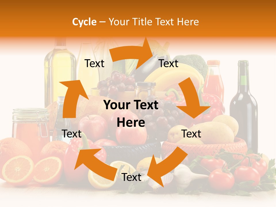 Fresh Variety Banana PowerPoint Template