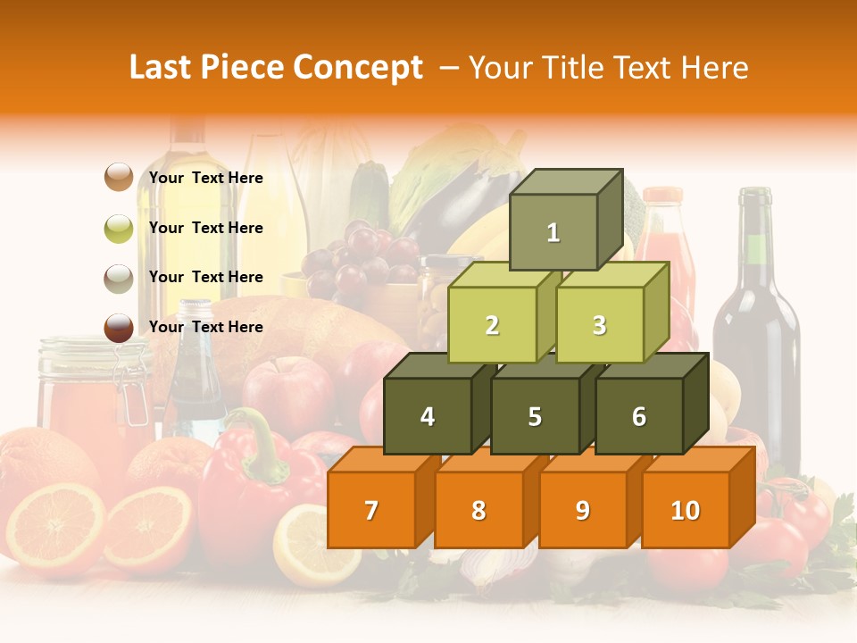 Fresh Variety Banana PowerPoint Template