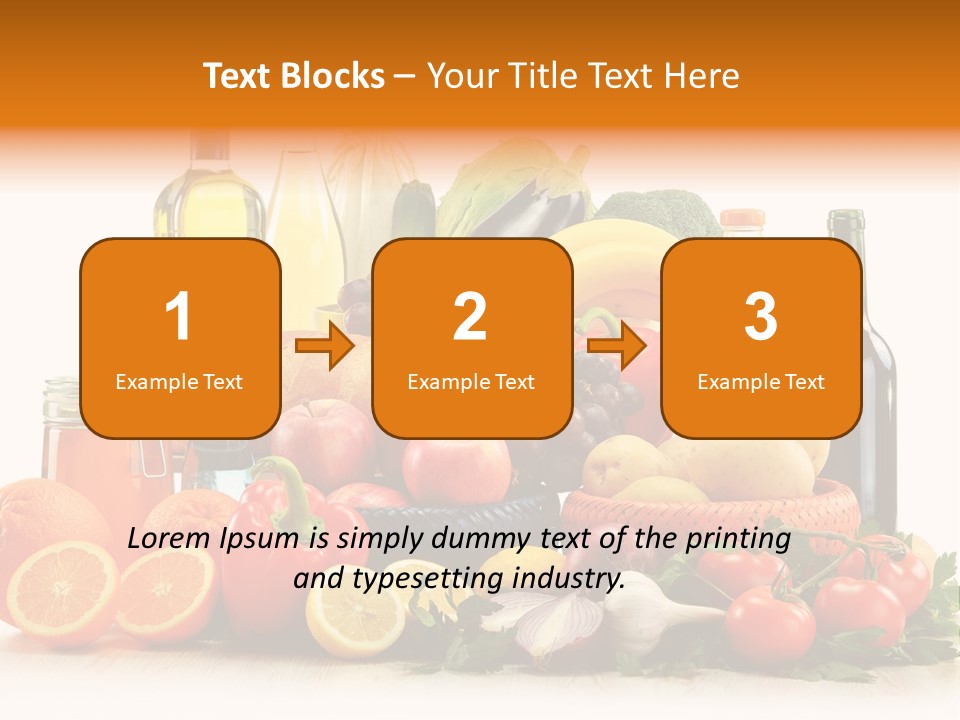 Fresh Variety Banana PowerPoint Template