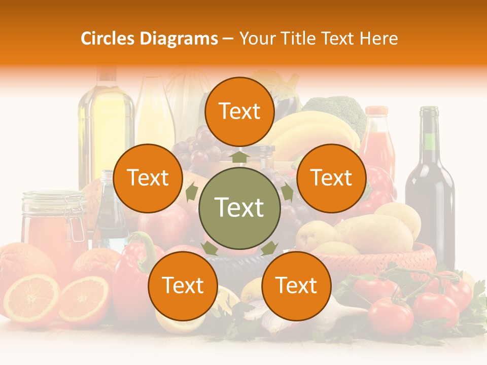 Fresh Variety Banana PowerPoint Template