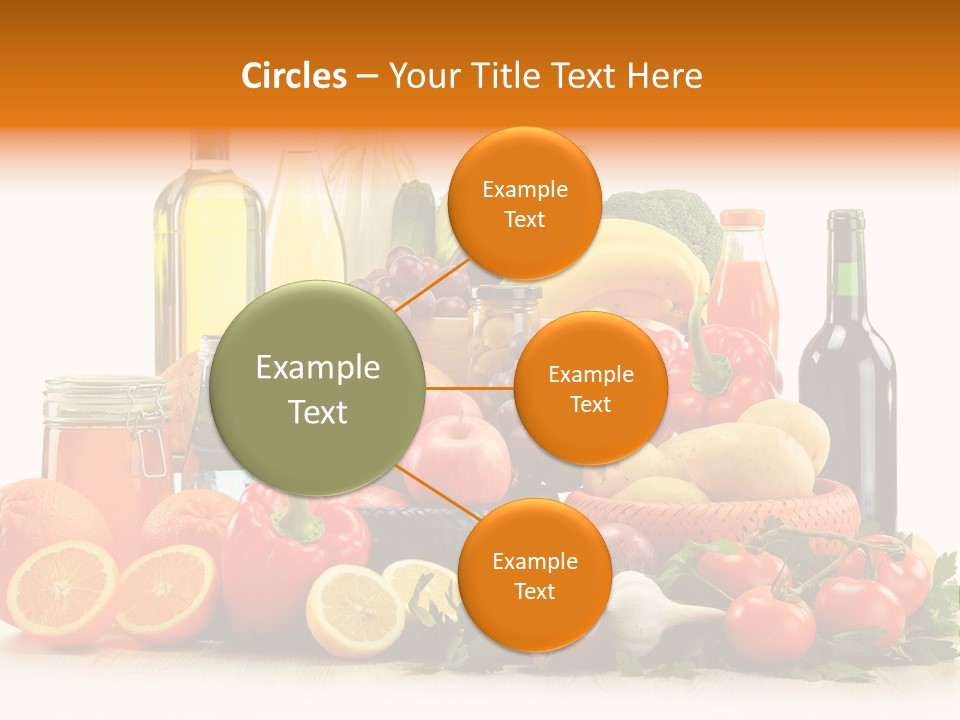 Fresh Variety Banana PowerPoint Template