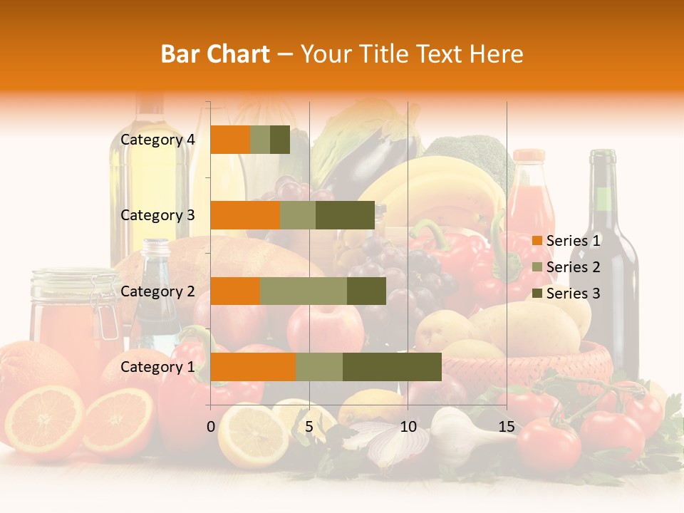 Fresh Variety Banana PowerPoint Template