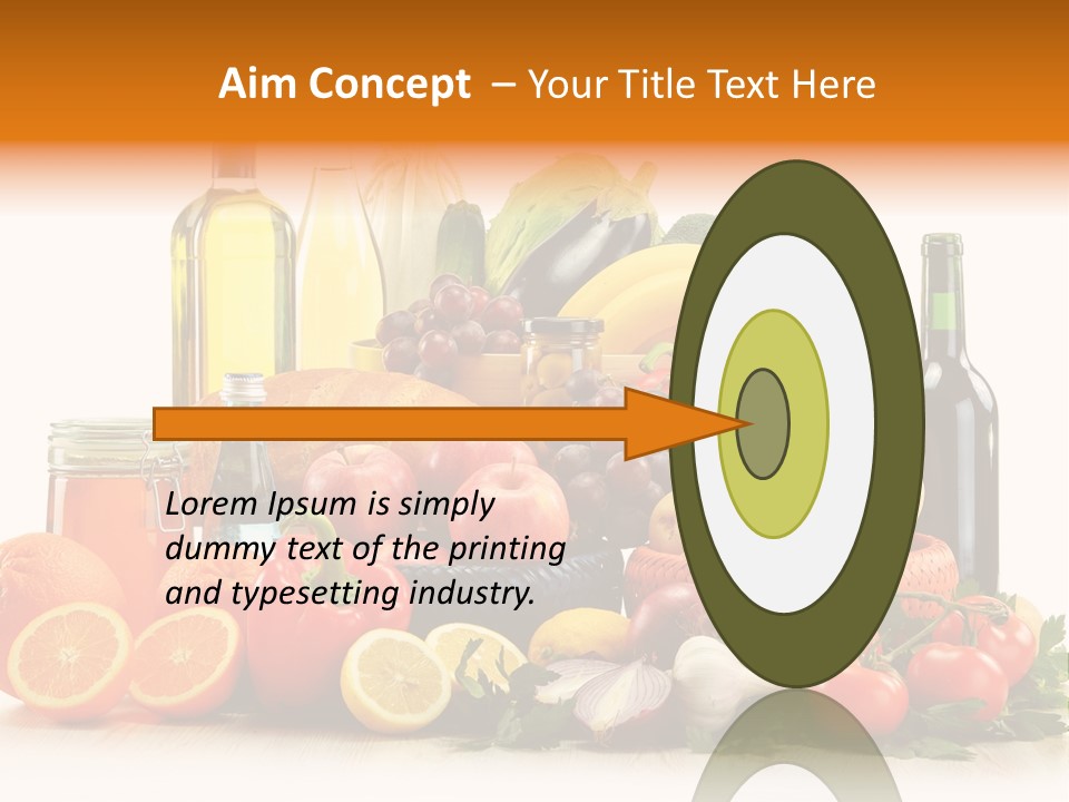 Fresh Variety Banana PowerPoint Template