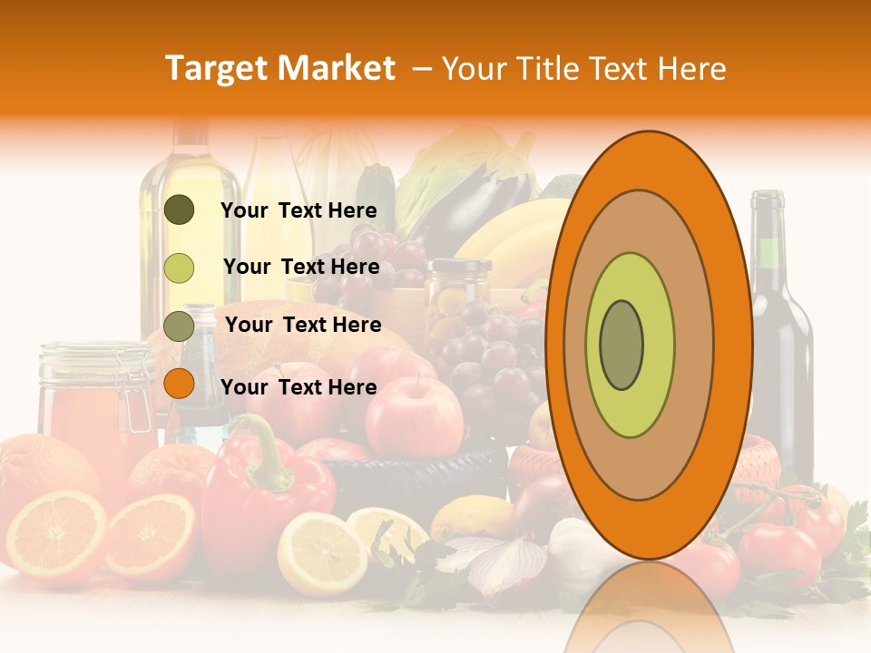 Fresh Variety Banana PowerPoint Template