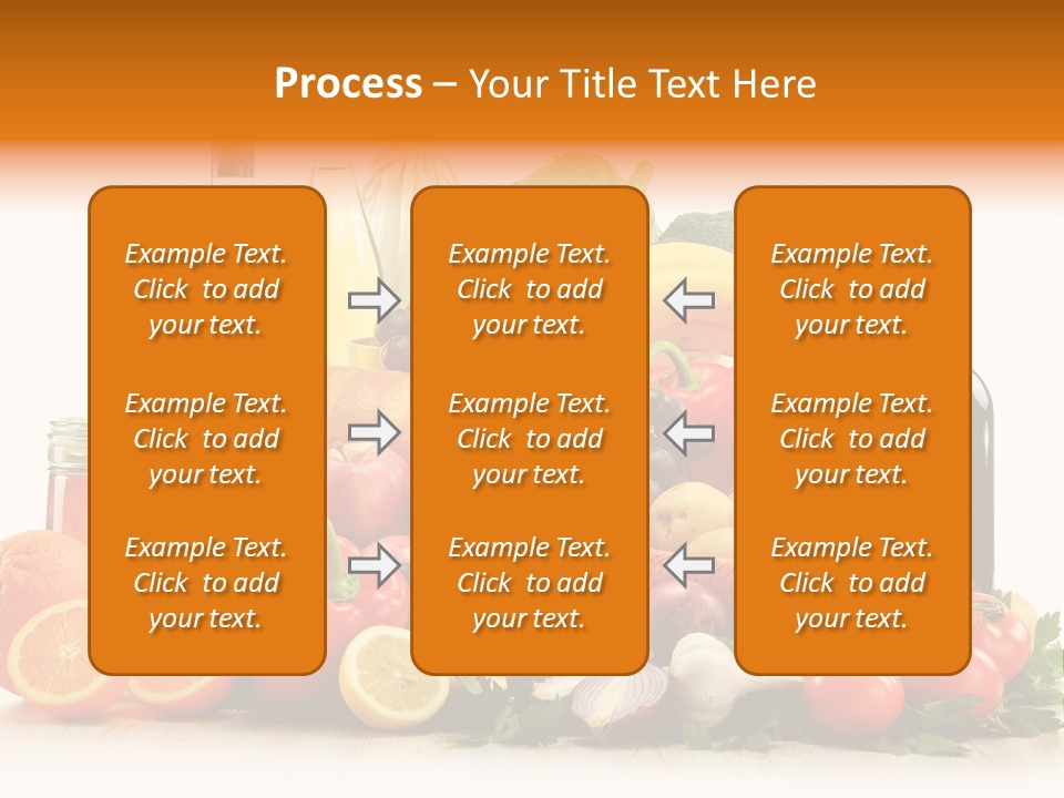 Fresh Variety Banana PowerPoint Template