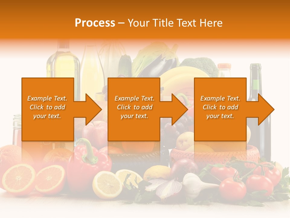 Fresh Variety Banana PowerPoint Template