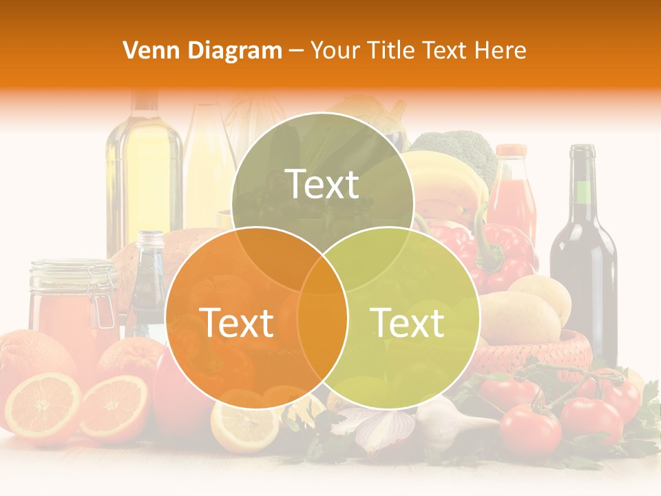 Fresh Variety Banana PowerPoint Template