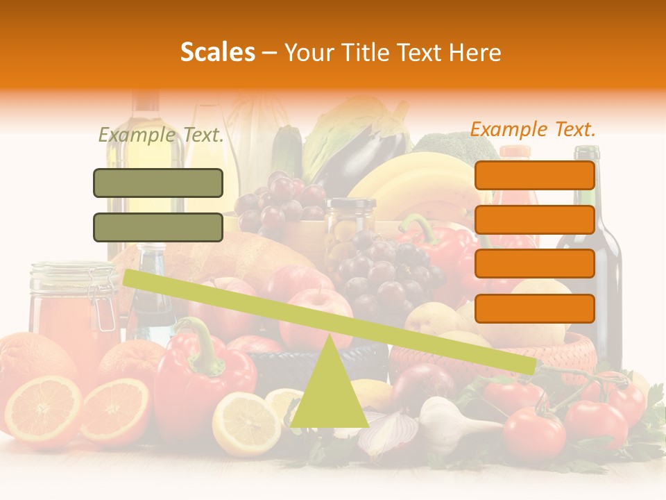 Fresh Variety Banana PowerPoint Template