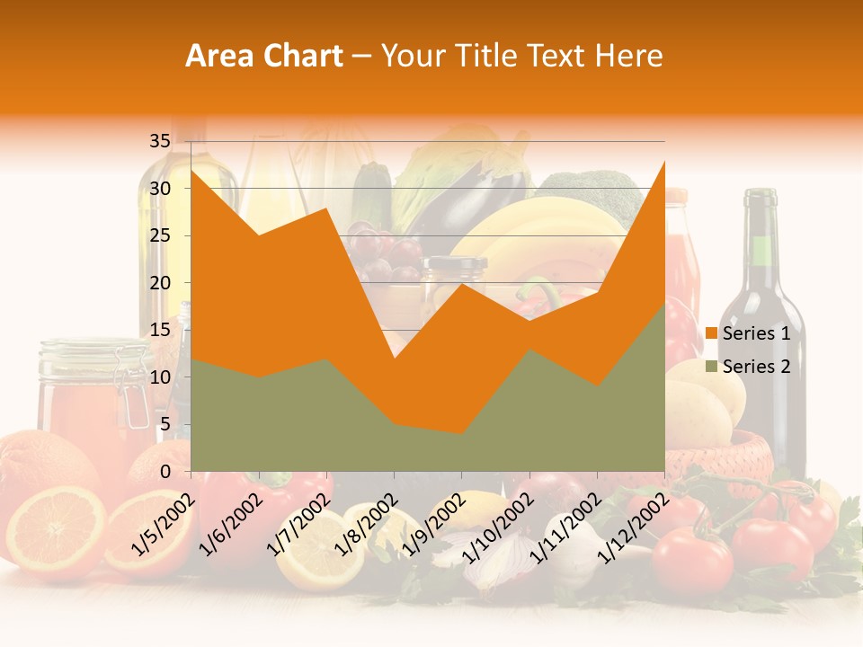 Fresh Variety Banana PowerPoint Template