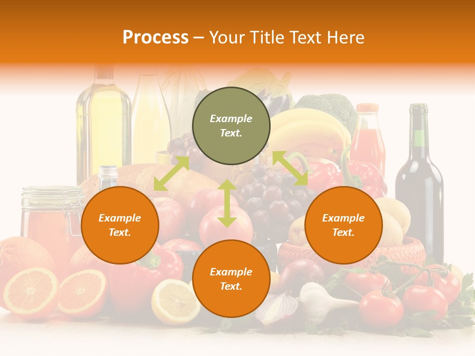 Fresh Variety Banana PowerPoint Template