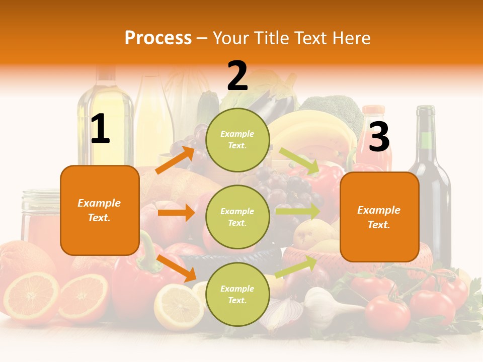 Fresh Variety Banana PowerPoint Template