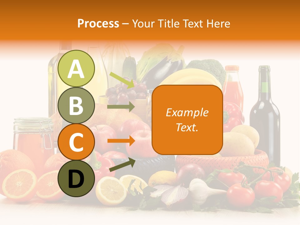 Fresh Variety Banana PowerPoint Template