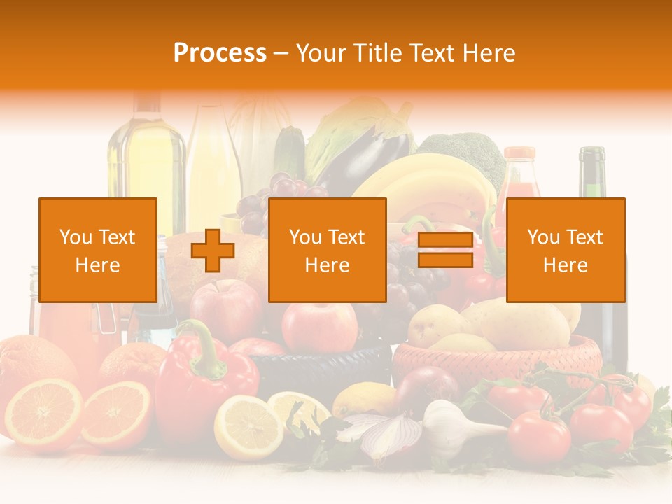 Fresh Variety Banana PowerPoint Template