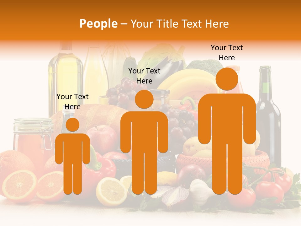 Fresh Variety Banana PowerPoint Template