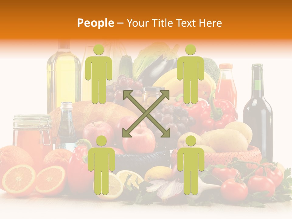 Fresh Variety Banana PowerPoint Template